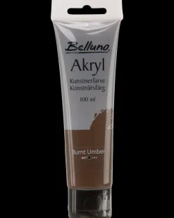 Akrylfarve 100 ml Burnt umber