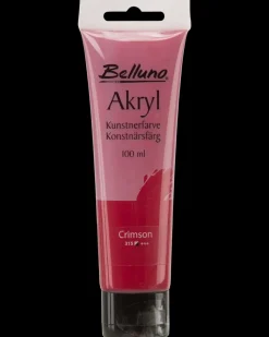 Akrylfarve 100 ml Crimson