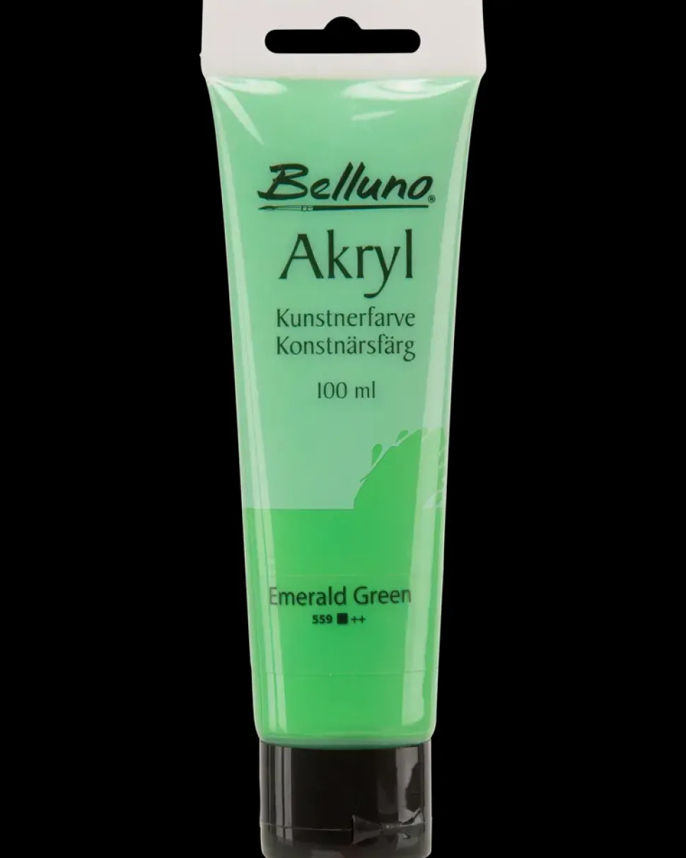 Akrylfarve 100 ml Emerald green