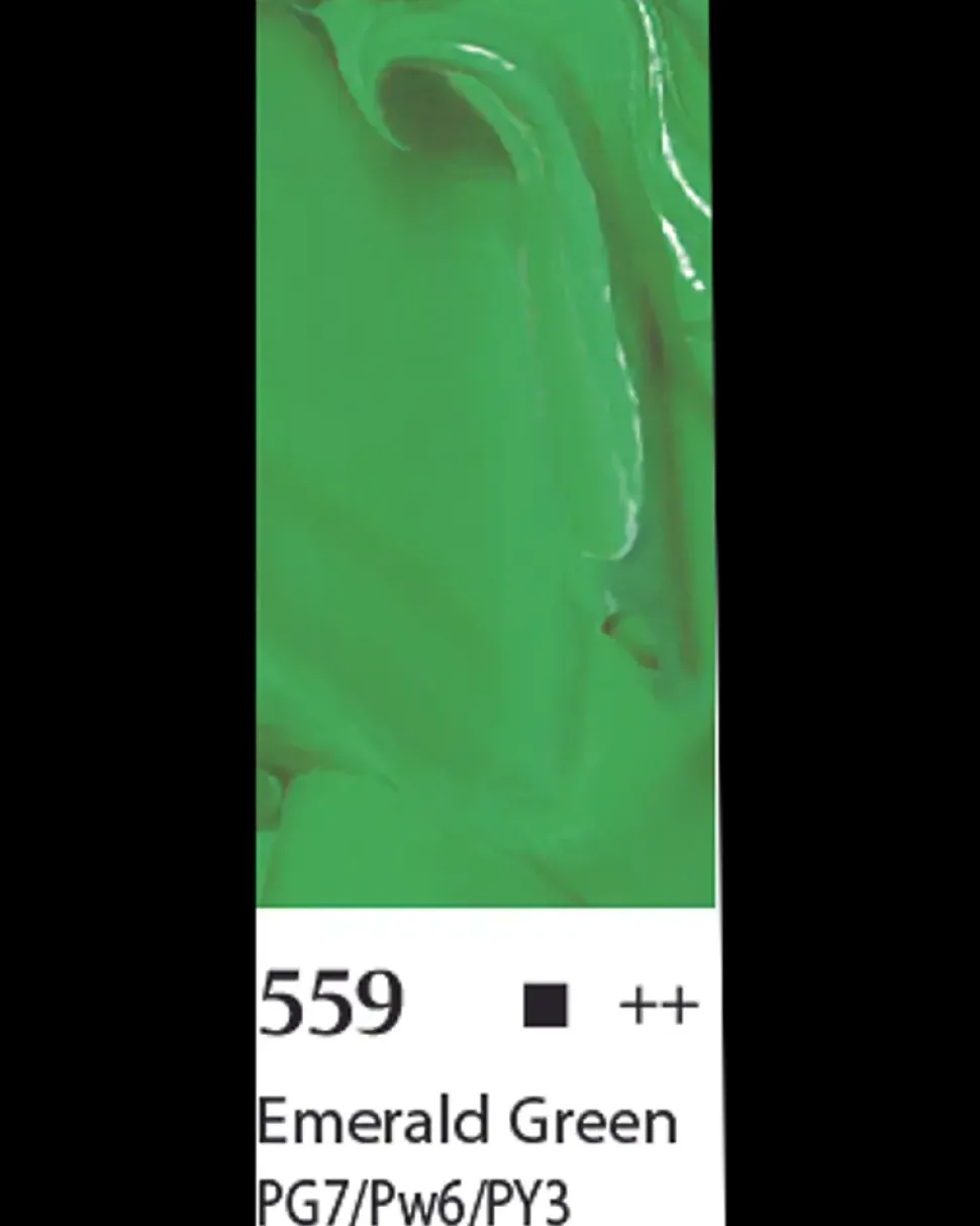 Akrylfarve 100 ml Emerald green
