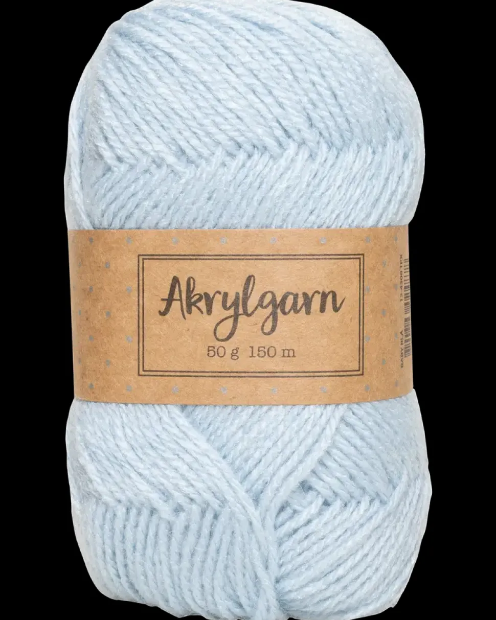 Akrylgarn 50 g - babyblå