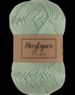 Akrylgarn 50 g - lysegrøn