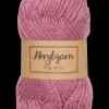 Akrylgarn 50 g - mørk rosa