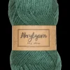 Akrylgarn 50 g - mørkegrøn