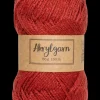Akrylgarn 50 g - rød okker