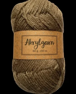 Akrylgarn 50 g - valnød