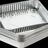 Alubakke lille 17,5 x 22,5 - 10-pak