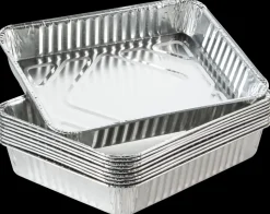 Alubakke lille 17,5 x 22,5 - 10-pak