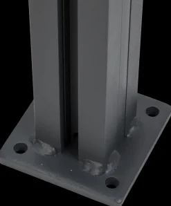 Aluminiumsstolpe til glashegn