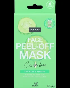 Ansigtsmaske peel-off agurkeekstrakt 4-pak