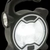 Arbejdslampe 2-i-1 sort/hvid