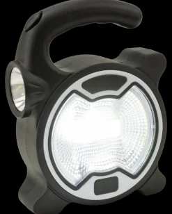 Arbejdslampe 2-i-1 sort/hvid