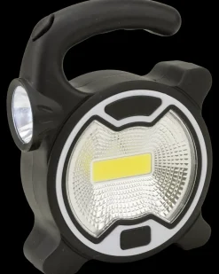 Arbejdslampe 2-i-1 sort/hvid