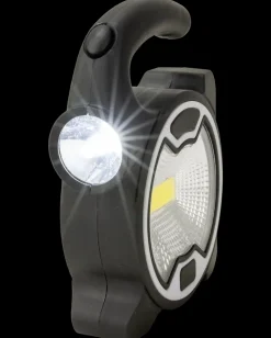 Arbejdslampe 2-i-1 sort/hvid