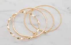Armbånd 4 stk. - guld