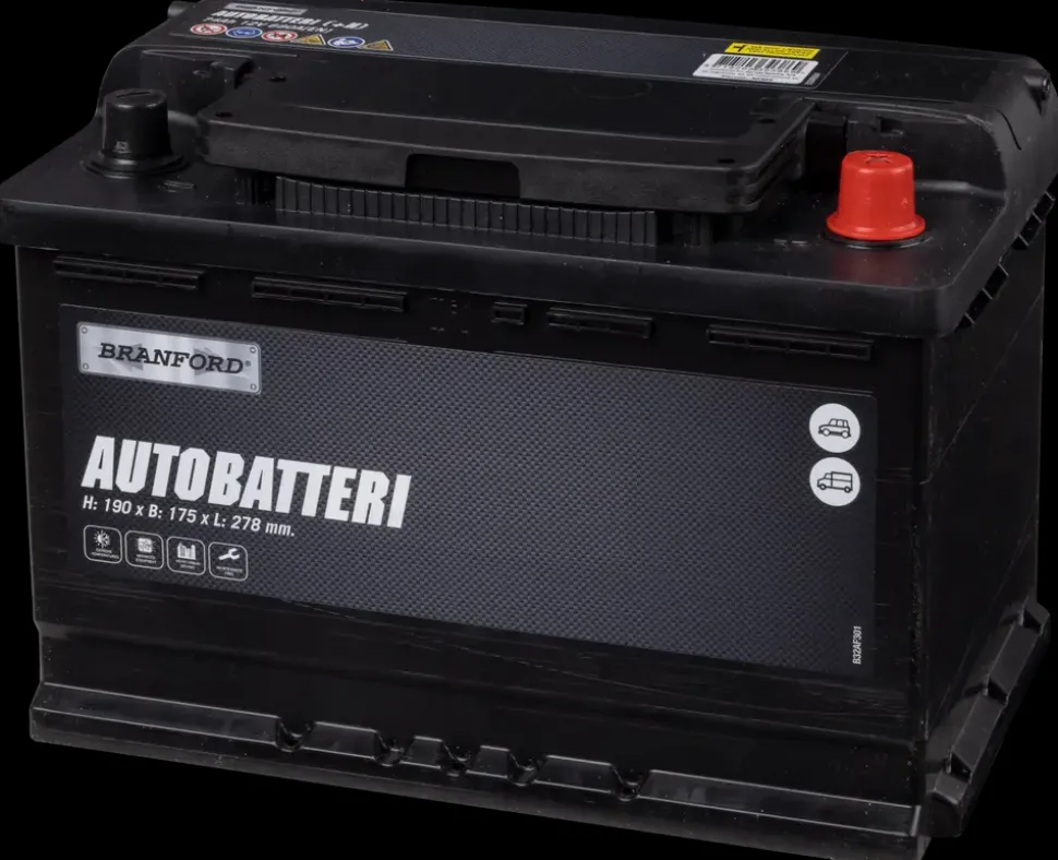 Autobatteri 74Ah +højre