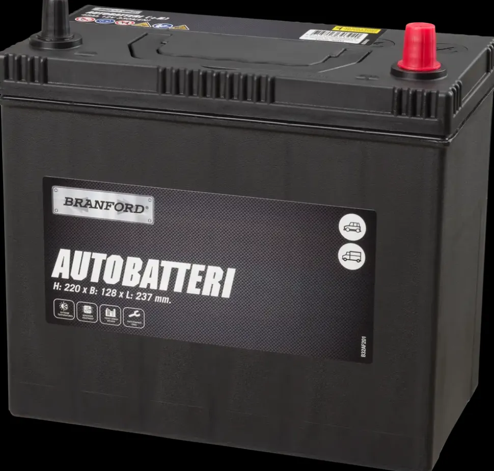 Autobatteri 45Ah +højre