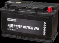 Autobatteri Start/Stop EFB 80Ah +højre