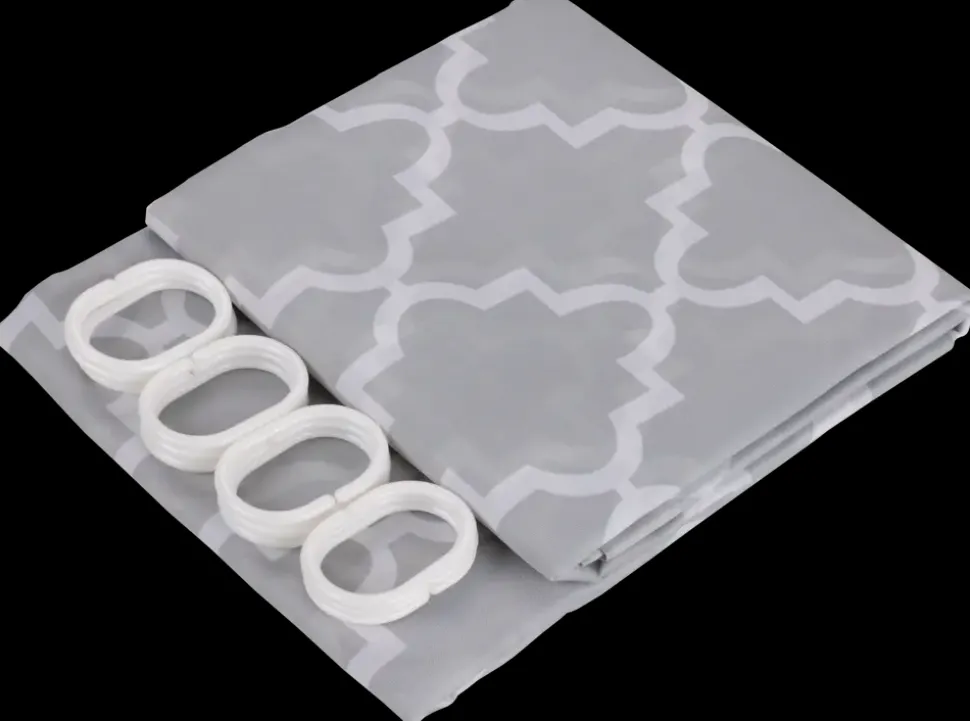 Badeforhæng 200 x 200 cm - Stribe