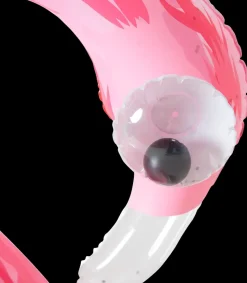 Badering Flamingo med glimmer