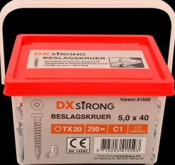 Beslagskrue 5,0 x 40 mm 250 stk.