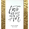 Billedramme 10 x 15 cm Guld Glimmer