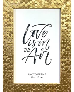 Billedramme 10 x 15 cm Guld Glimmer