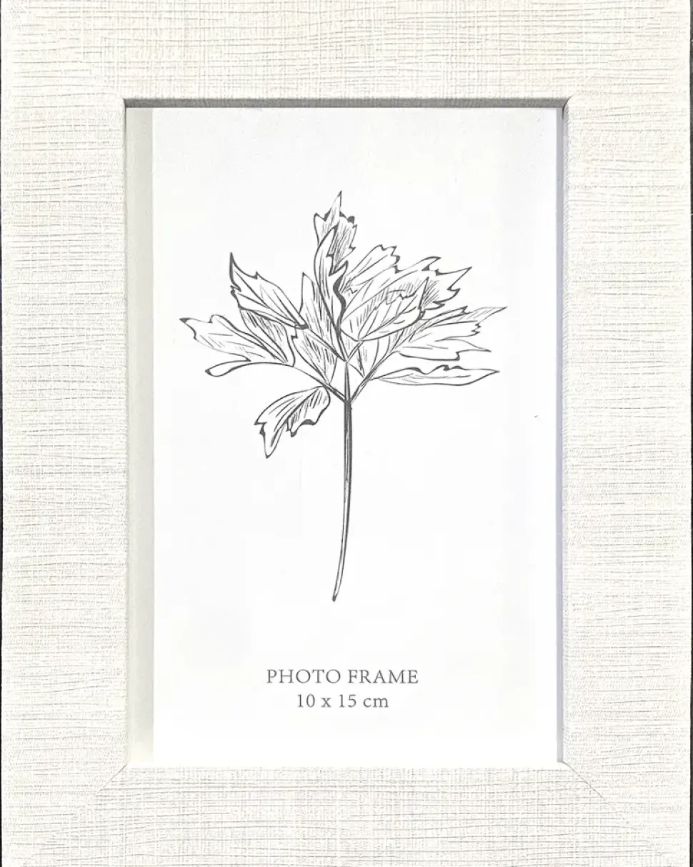 Billedramme 10 x 15 cm hvid blank