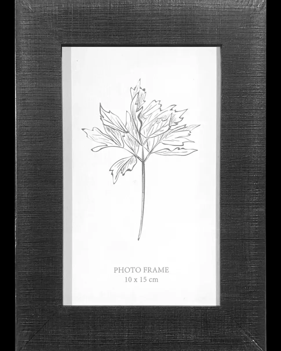 Billedramme 10 x 15 cm sort blank