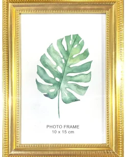 Billedramme antik guld 10 x 15 cm