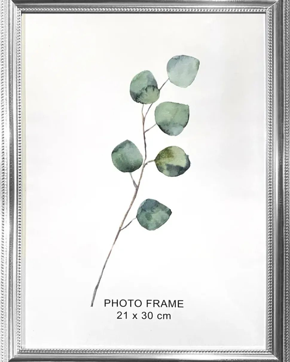 Billedramme antik sølv 21 x 30 cm