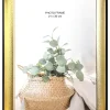 Billedramme guld/sort - 21 x 30 cm