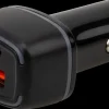 Biloplader 12/24 DC med dobbelt USB-udtag