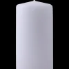 Bloklys Ø5,8 x H12 cm hvid