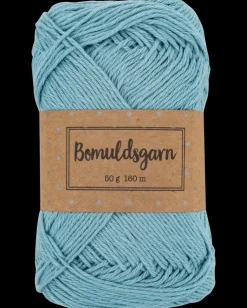 Bomuldsgarn 50 g - azurgrøn