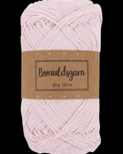Bomuldsgarn 50 g - baby pink