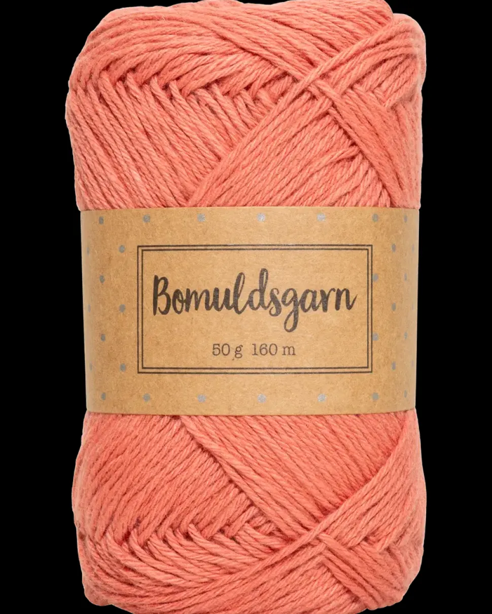 Bomuldsgarn 50 g - koral