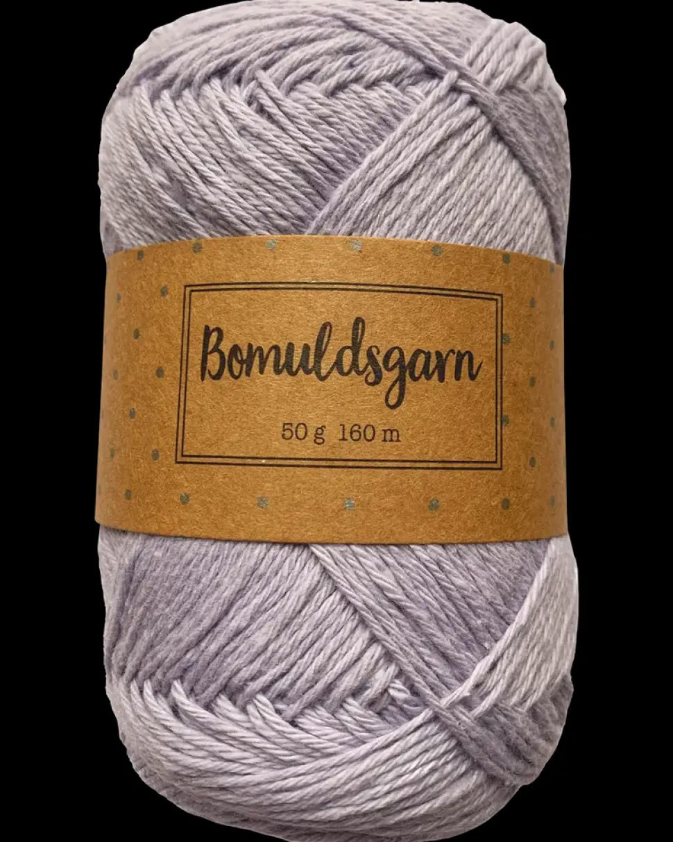 Bomuldsgarn 50 g - lys lilla