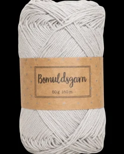 Bomuldsgarn 50 g - lysegrå