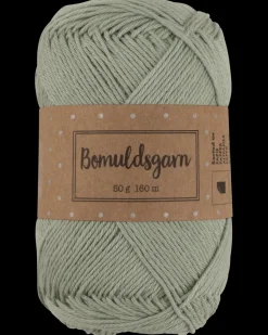 Bomuldsgarn 50 g - lysegrøn