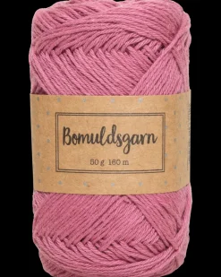 Bomuldsgarn 50 g - mørk rosa