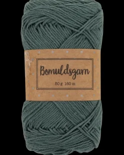 Bomuldsgarn 50 g - mørkegrøn