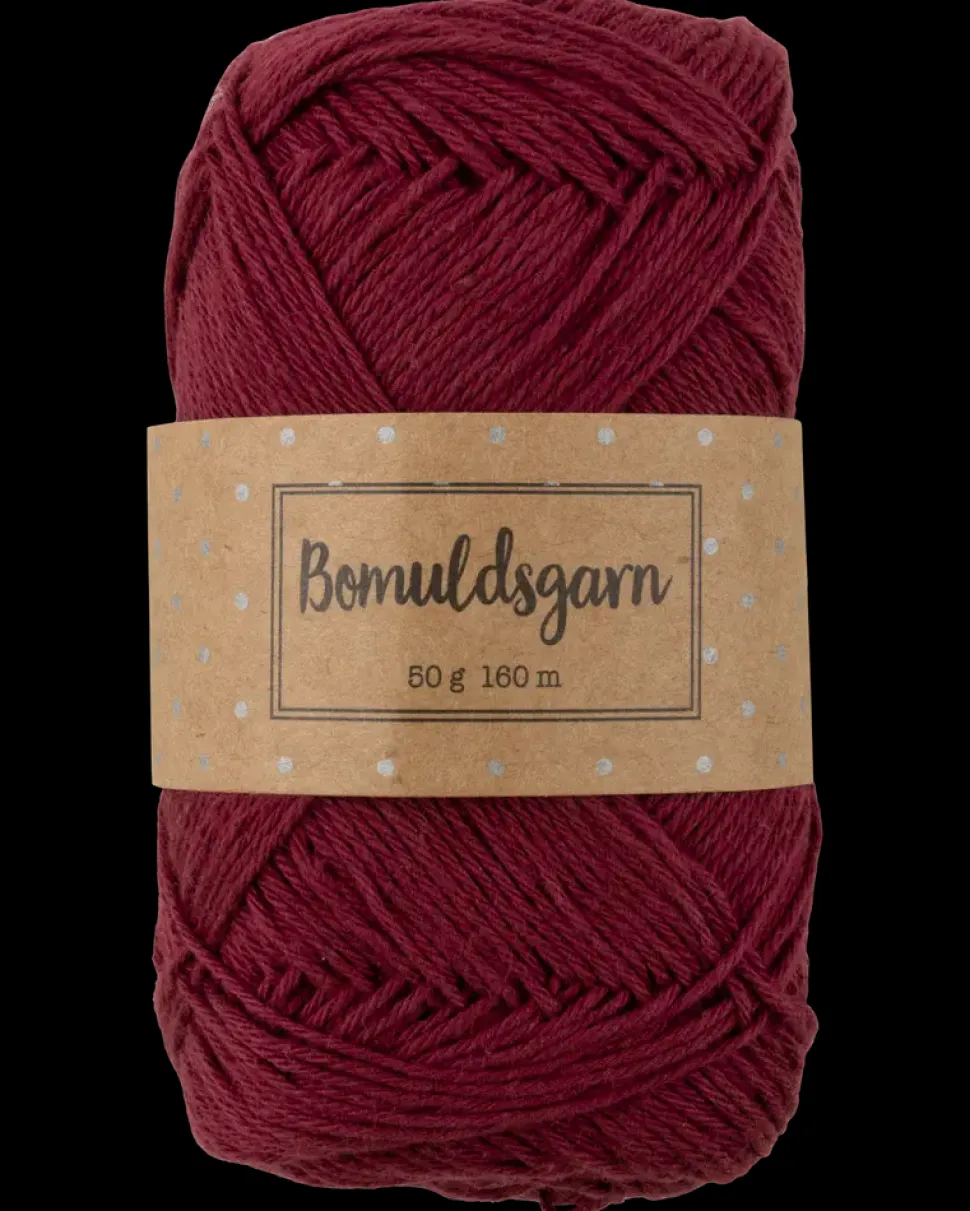 Bomuldsgarn 50 g - rhododendron