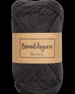 Bomuldsgarn 50 g - sort