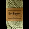 Bomuldsgarn 50 g - støvet grøn