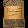 Bomuldsgarn 50 g - valnød