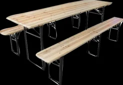Bord og bænkesæt L. 217 cm