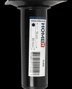 Bordben Sort Ø30 mm - H 10 cm