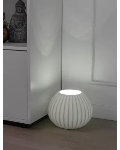 Bordlampe H. 17 cm - hvid