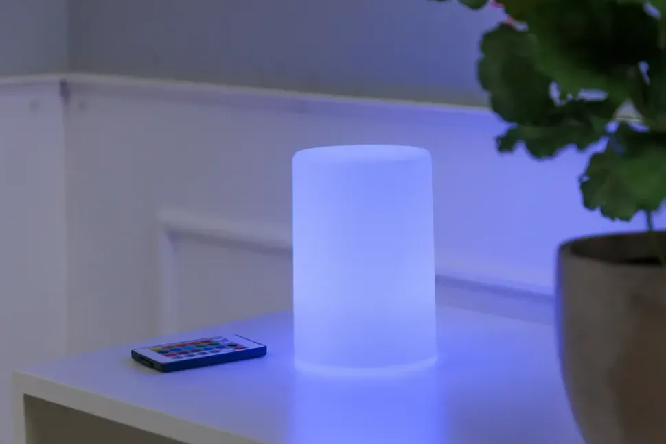 Bordlampe med farveskift 15 cm